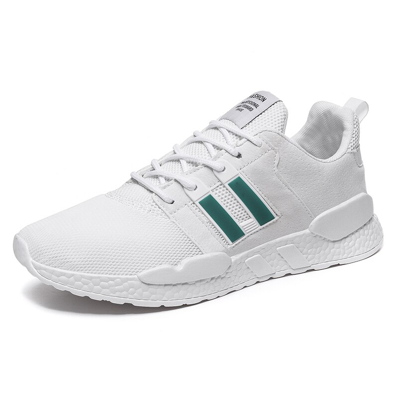 Big Size Waar Sneakers Mode Mannen Casual Schoenen Voor Mannen Sneakers Mesh Air Sok Schoen Slip-On Mannen Lopen sneakers Zomer: WHITE / 9.5