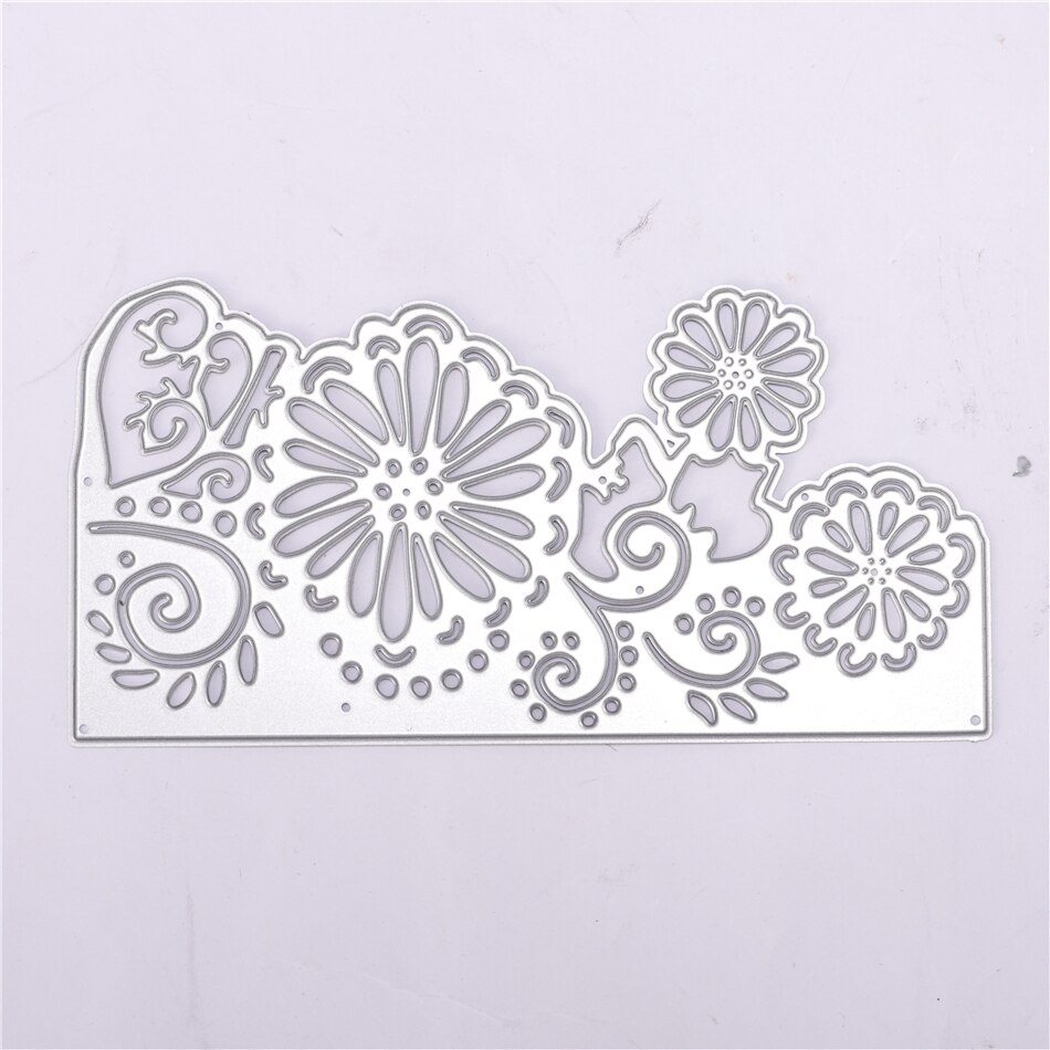 Eastshape Bloemen Frame Metalen Stansmessen Craft Sterft Scrapbooking Kaarten Maken Album Embossing Stencil Gestanst Decoratie