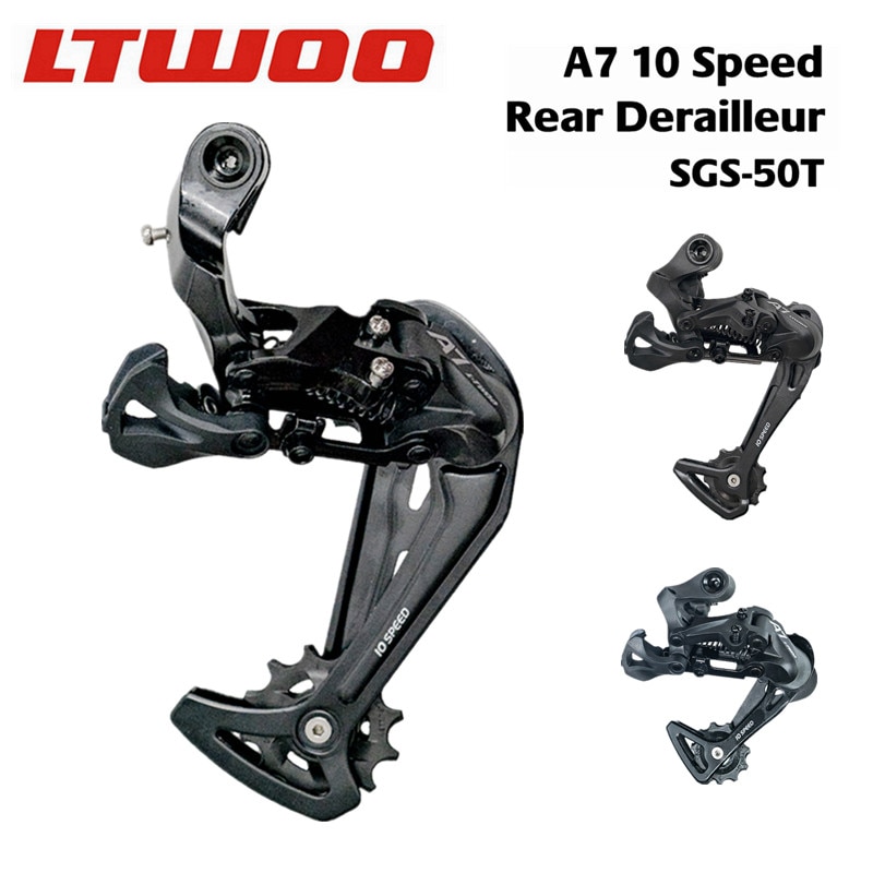 Ltwoo A7 10 Speed Achterderailleur Voor Mtb Mountainbike Derailleur Gids Ketting Compatibel Deore