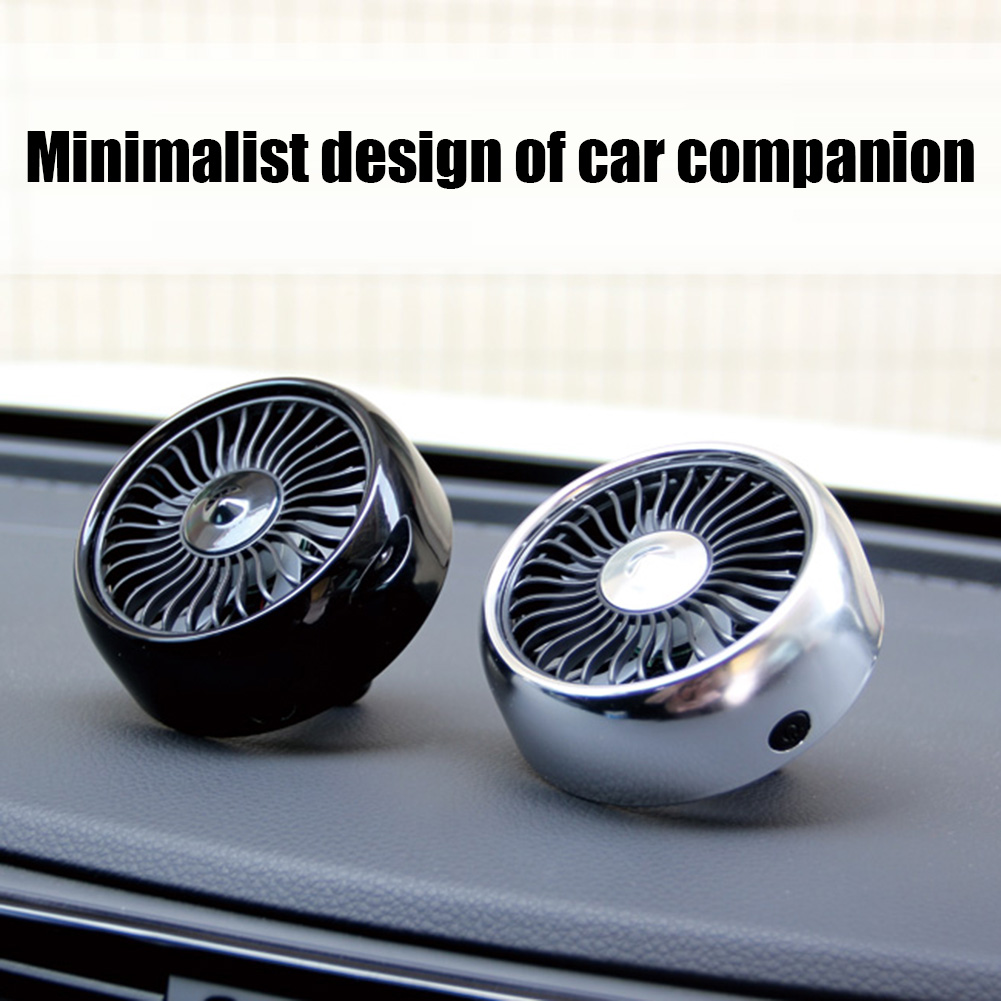 Auto Air Cooling Head Fans USB Auto Air Vent Fan 3-Speed 7-Blade Koelventilator voor 12V 24V Auto Auto SUV Voertuig