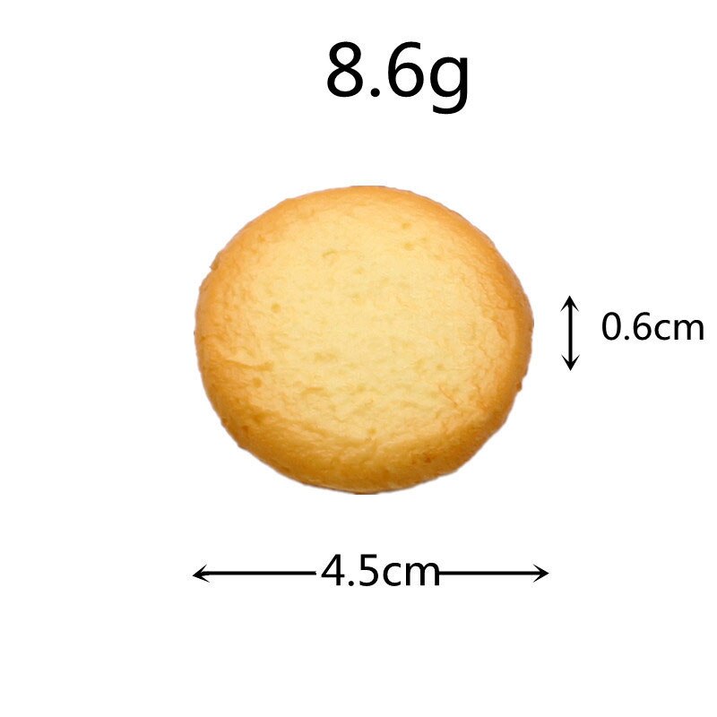 Artificial Cookie Faux Cookie Model Home Simulation Biscuit Food Dessert Baking Kitchen Decoration Table Window Props: 01