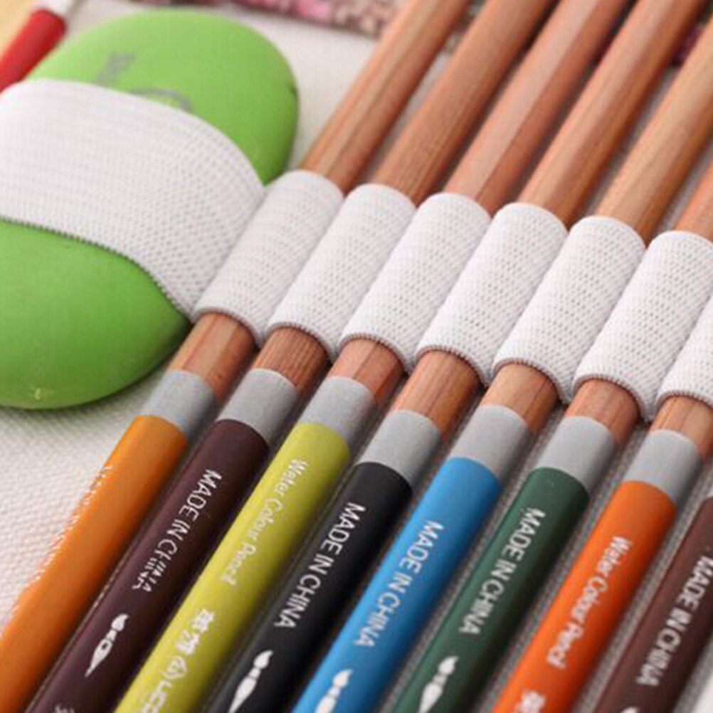 72 Gaten Etui School Canvasroll Pouch Olifant Print Comestic Borstel Pen Opslag Pecncil Doos Etui