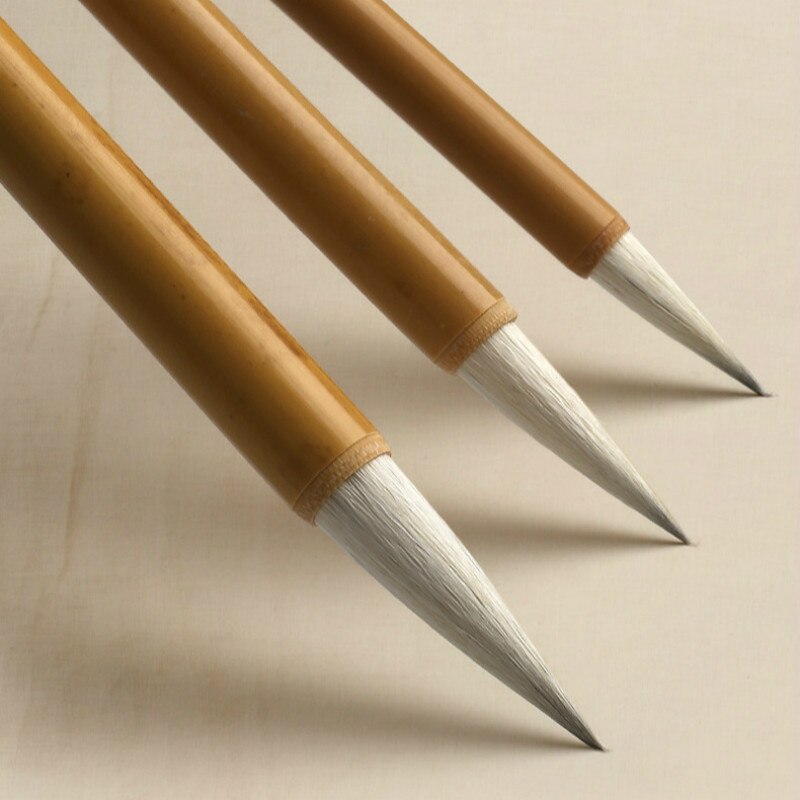 Multiple Hairs Chinese Calligraphy Brush Pen Writing Regular Script Chinese Drawing Painting Brush Set The Scholar's Four Jewels