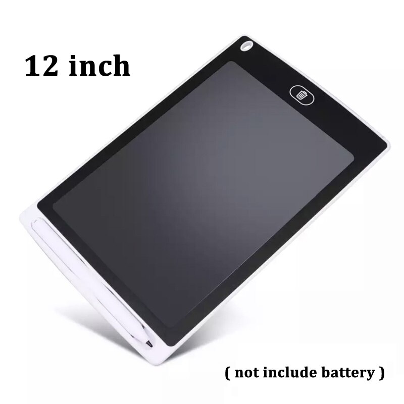 8.5/10/12 pollici portatile intelligente LED tavoletta da scrittura blocco note elettronico disegno grafica scrittura a mano Pad Board bambini disegno giocattoli: 12inch white