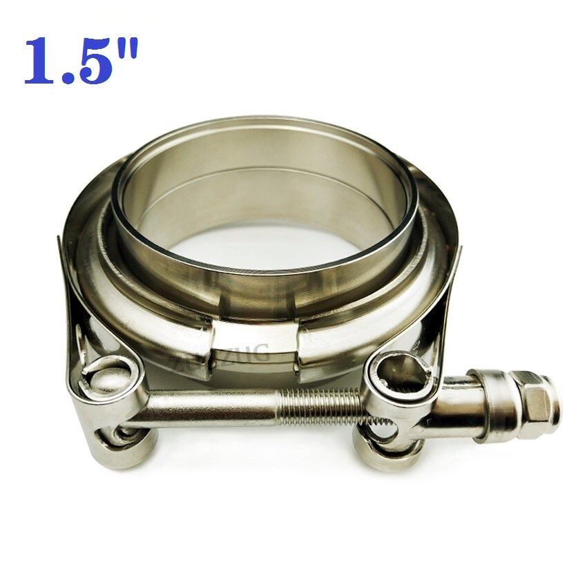 ZUCZUG 1.5-6.0" Self Aligning with welding groove male/ female flanges V Band/V-band Clamp assembly: vbkmf150