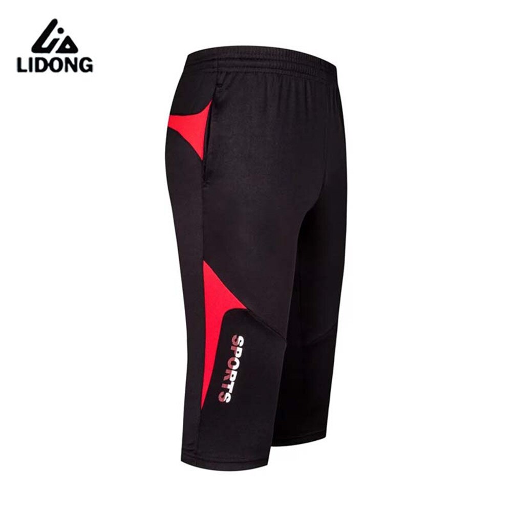 Mannen Voetbal Training Broek Jogging Voetbal Pant Cropped 3 4 Dunne Mannen Sport Running Wandelen Gym Fitness Broek Joggingbroek been