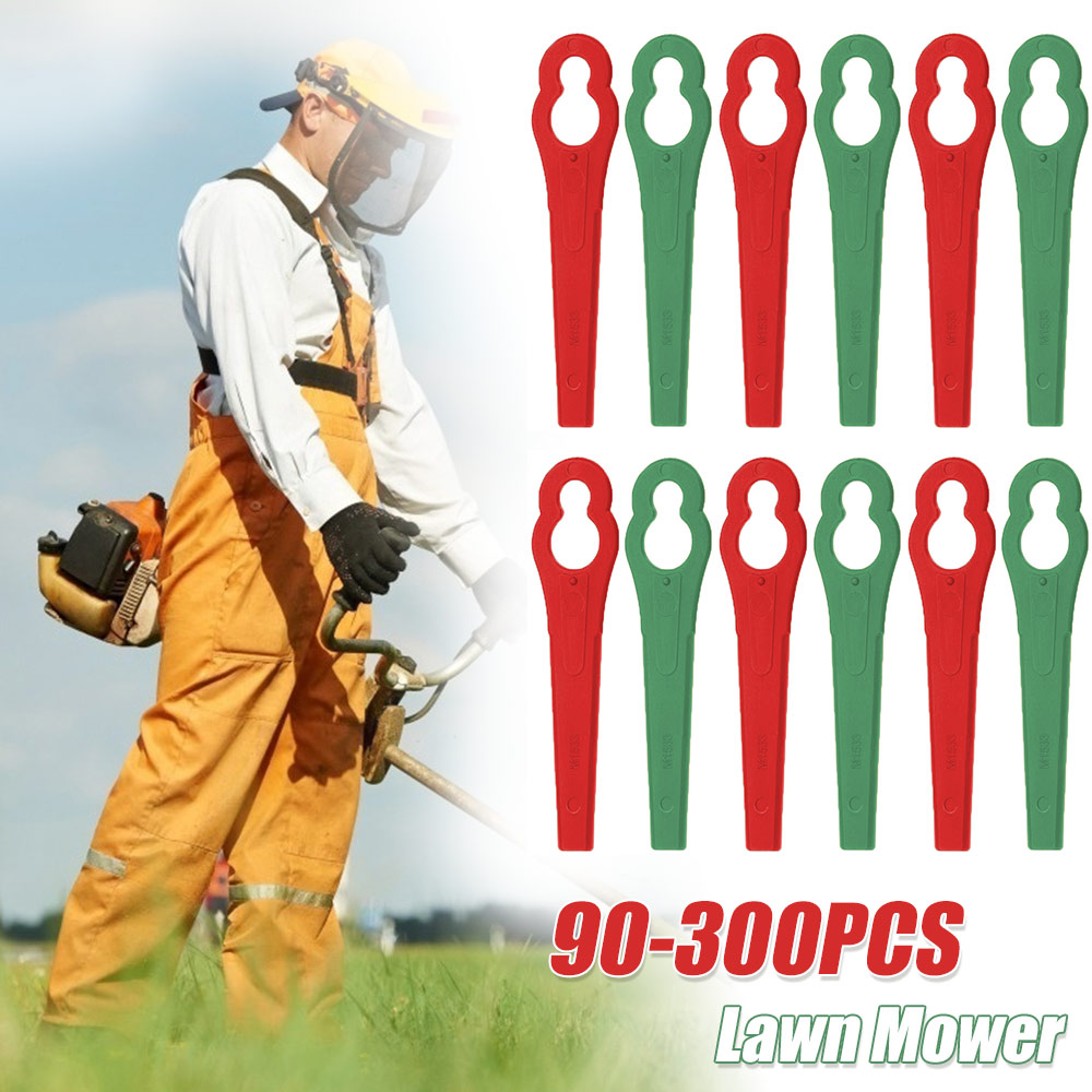90-300 stuks plastic messen voor grastrimmer, vervangingsonderdelen voor de kop van een bosmaaier, messen 85mm voor ferrex aldi far 20-1 97699 2002706 fe220
