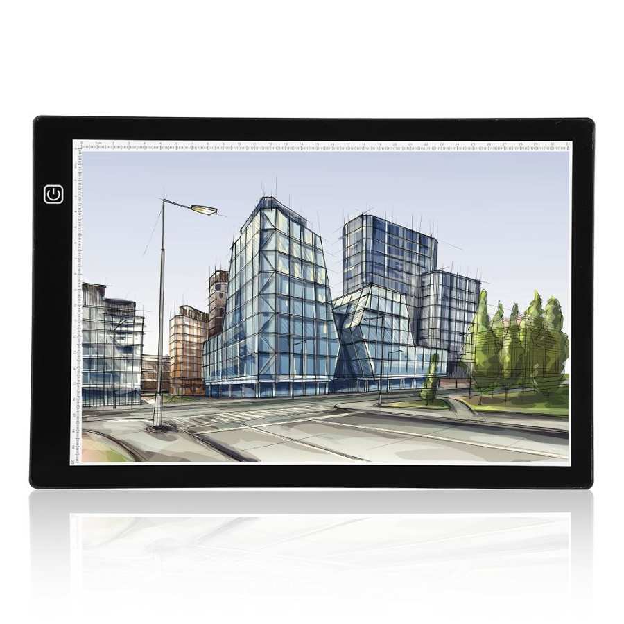 Copy Board A4 LED Light Transparent Animation Drawing Tool Edge A4-JC Magnetic Hemming 3-level dimming painting drawing board