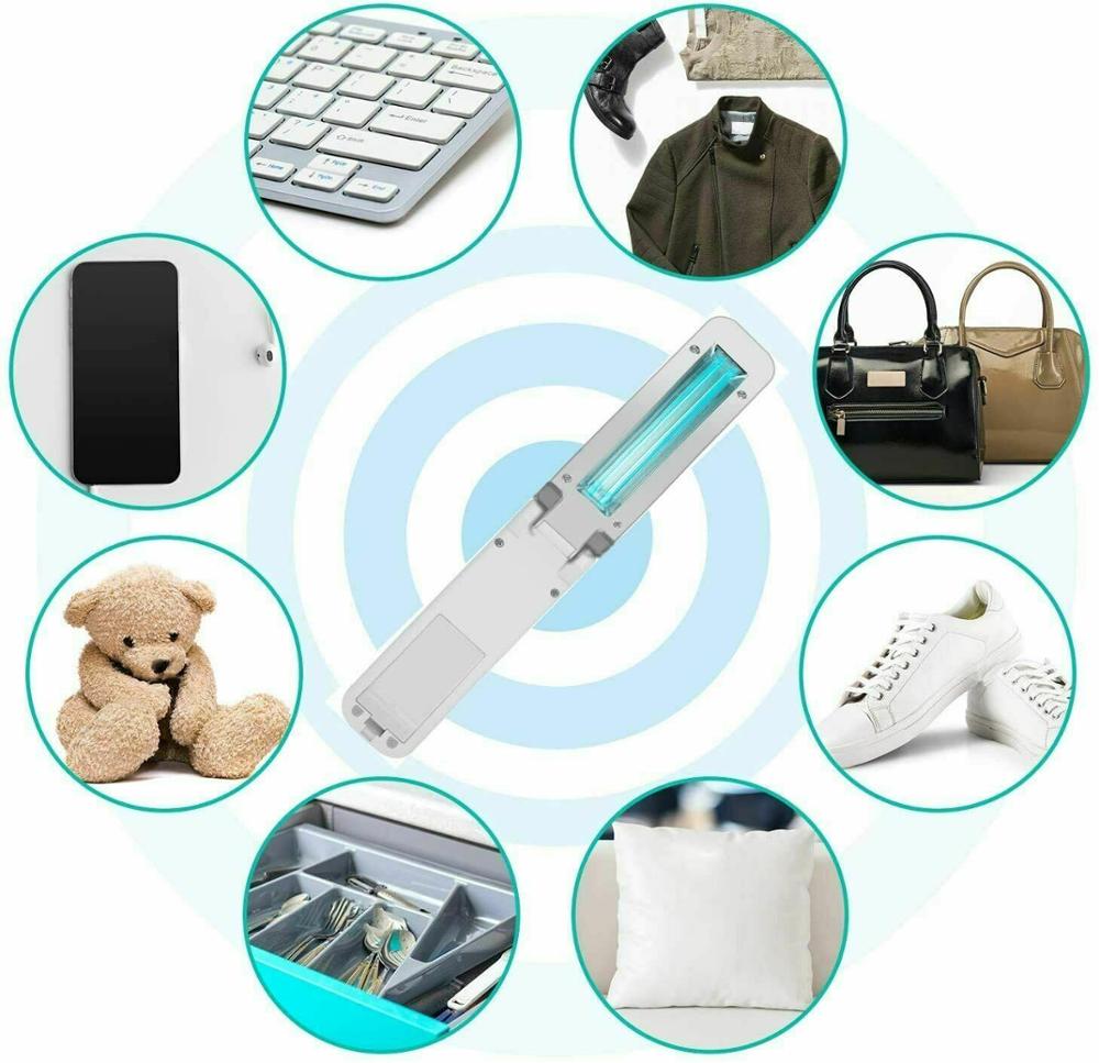 Portable Folding Ultraviolet Healthy Lamp UV Light Home Office Handheld UV Lamp