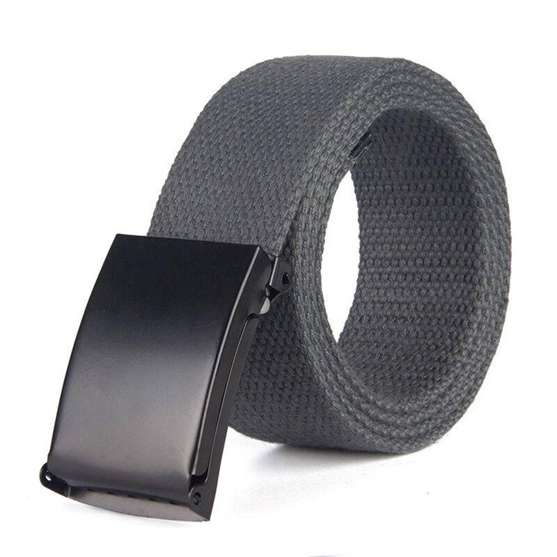 Ceinture en toile tissée à Double boucle | décontracté , ceinture tressée pour hommes, ceinture de taille,: B-gray