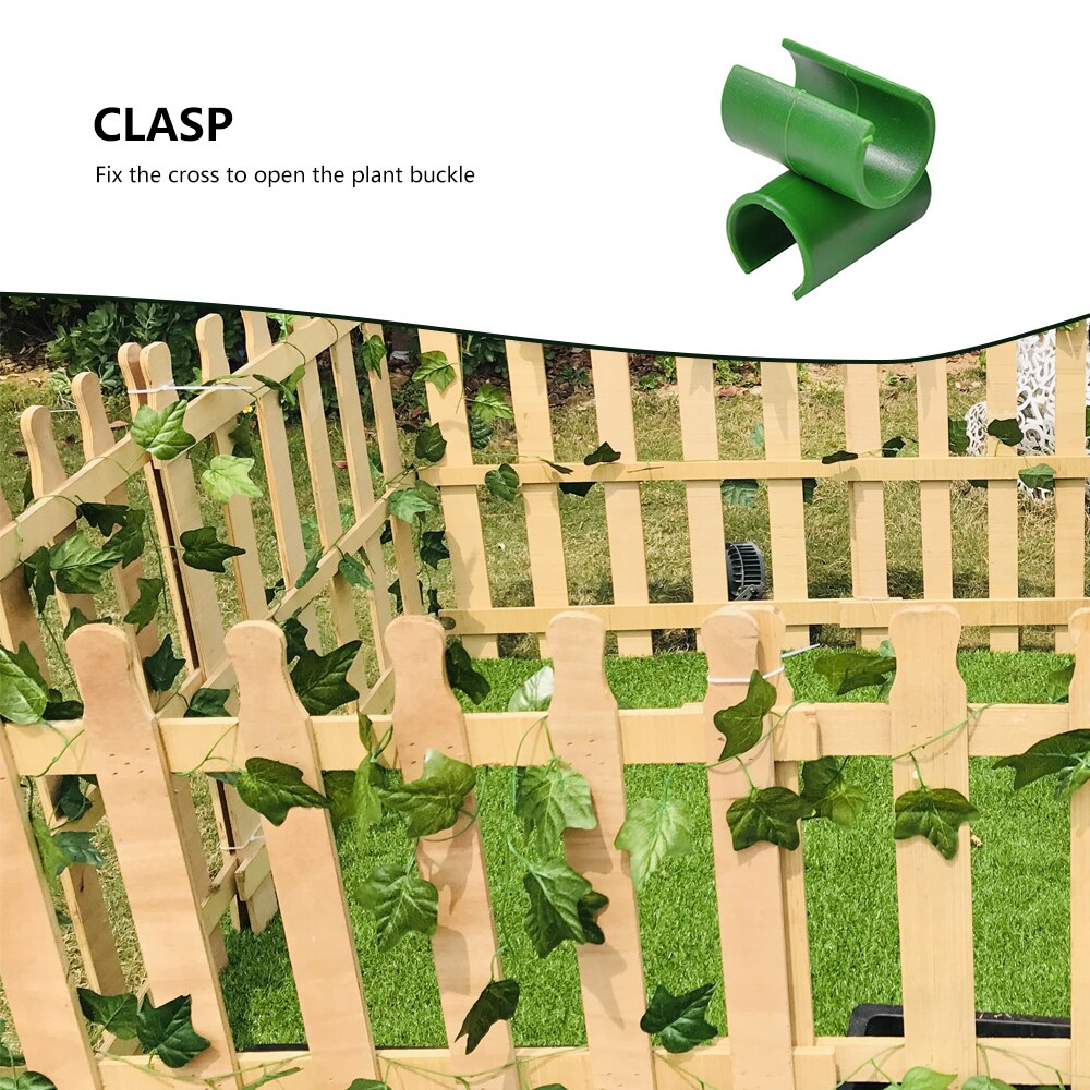 10 PCS/ 50 PCS/ 100 PCS Cross Plastic Clips Plant Support Fixed Connector Adjustable Agriculture Fastener Pillars