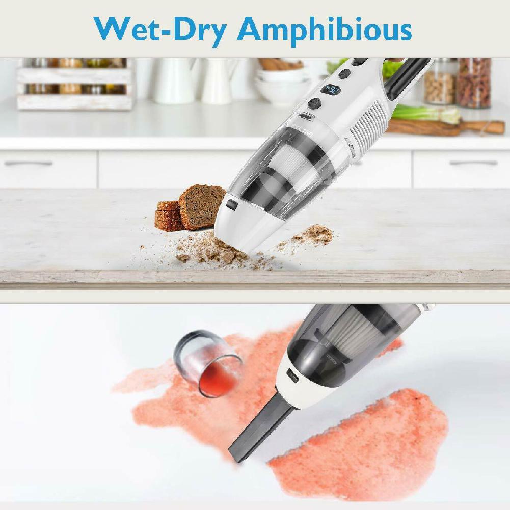 Handheld Vacuum Cleaner Hand Cordless 120W Powerful Suction Rechargeable