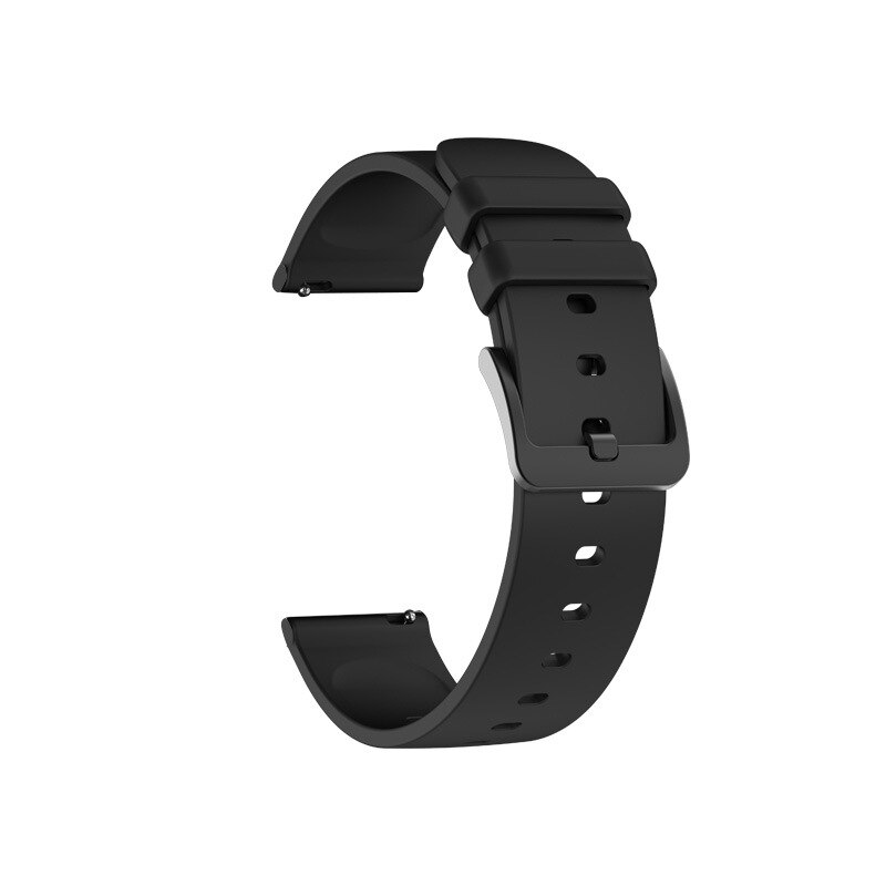 Smart Uhr 1,4 Zoll Sport Uhr Männer Voller Touch Fitness Tracker Blutdruck Smart Uhr Frauen GTS Smartwatch für xiaomi: Black strap