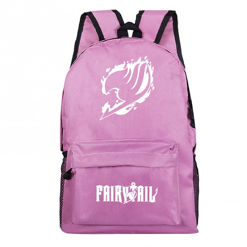 Fairy Tail Backpack Men Women Boys Girls School Mochila Beautiful Back to College Rucksack