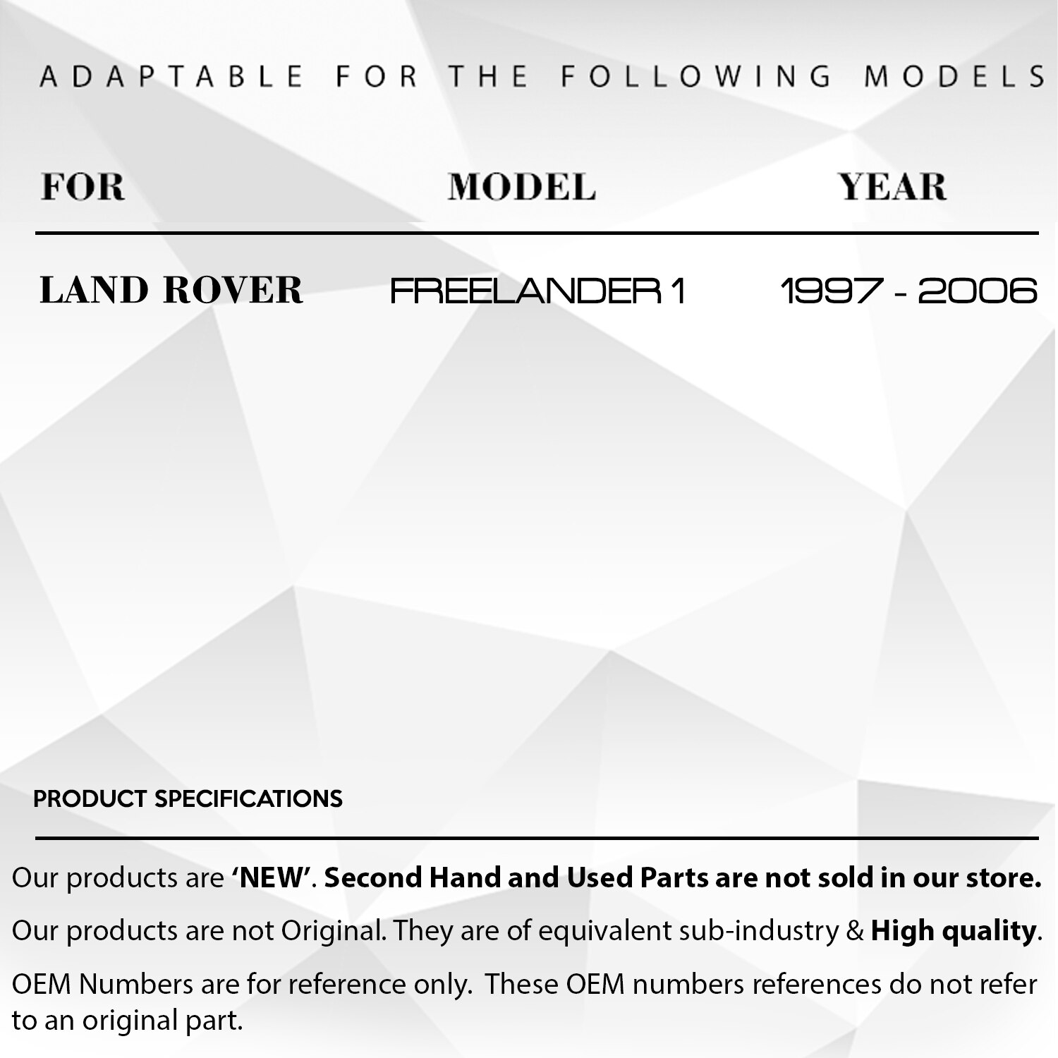 Zestaw naprawczy plastikowy szyberdach robić grunt rovera Freelander