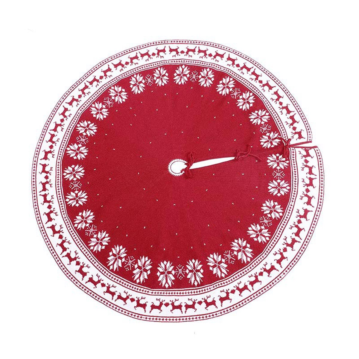 Weihnachtsbaumrock 60x60cm - Festliche Baumschürze Mit S-Haken Für Gemütliche Weihnachtsstimmung