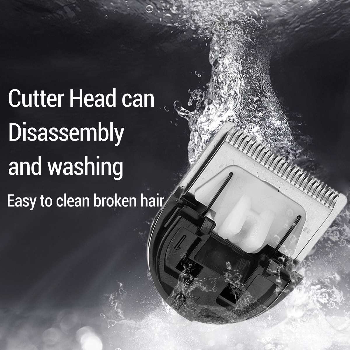 Electric Hair Cutter Men Trimmer Rechargeable Hair Clipper Barber Home Mute Cordless Hair Cutiing Machine Beard Shaver Trimer