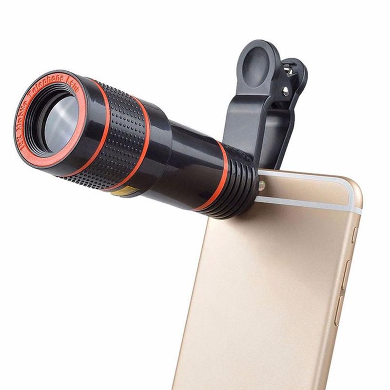 8x Zoom Mobile Phone Telescope Lens Adjustable Focal Length Monocular Telescope High-definition Camera Phone External Lens