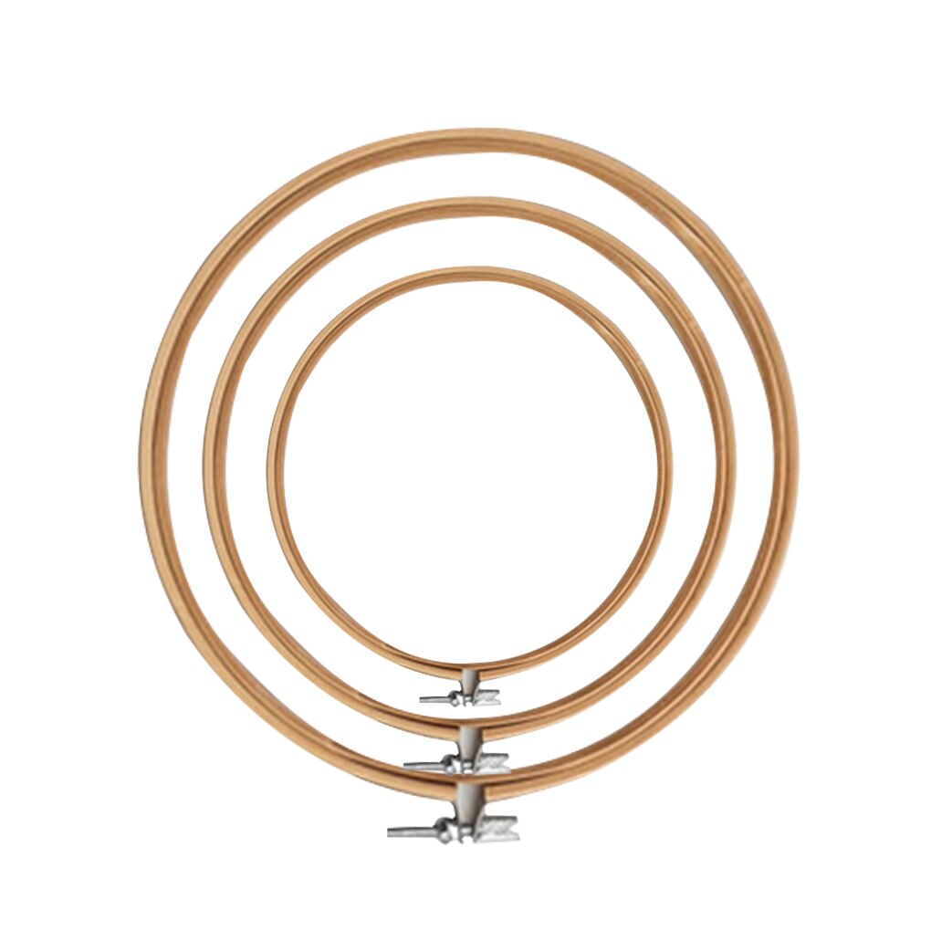 1PC 10cm 13cm 16cm Embroidery Cross-Stitch Wooden Frame Hoop Circle Embroidery Shed DIY Hand Craft Sewing Needwork Tool