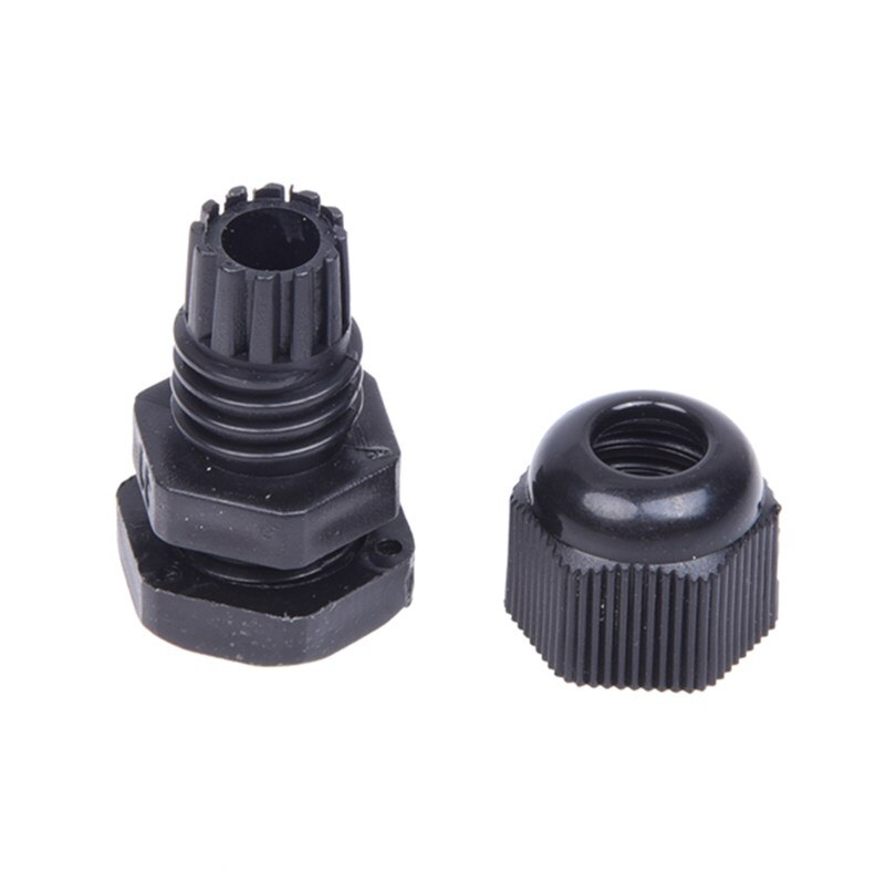 30Pcs PG07 3mm to 6.5mm Diameter Cable Glands Plastic Fasteners