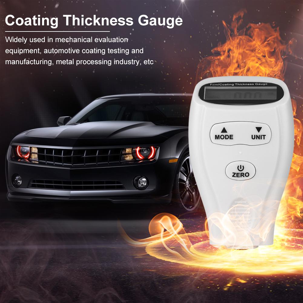 Portable Film Paint Tester Coating Measurement Digital Thickness Gauge (Iron/Aluminum Dual Purpose): Default Title