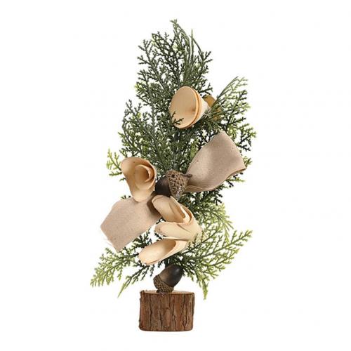 Home Artificial Christmas Tree Decor Red Fruit Pine Desk DIY Craft