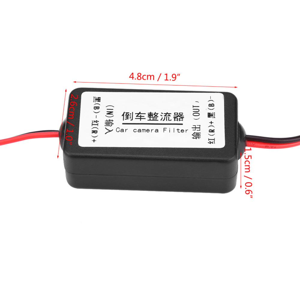 12 DC potente filtro rectificador para cámara de visión trasera de coche relé de potencia filtro condensador rectificadores de característica de rendimiento