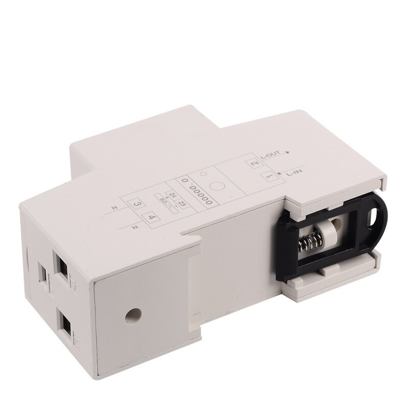 Newest DDS015 Smart Energy Meter Single Phase Power Consumption Meter Electric KWh Meter LCD Energy Meter 5-80A 230V