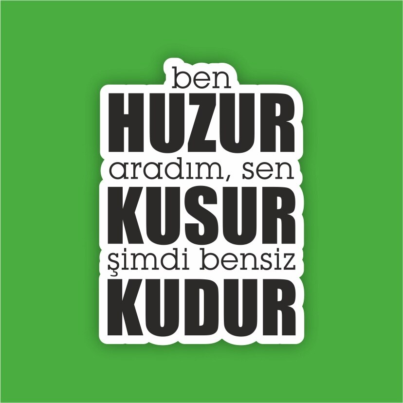 Gemoedsrust, Fout, Kudur Laptop En Telefoon Sticker-Decal Max.8cm