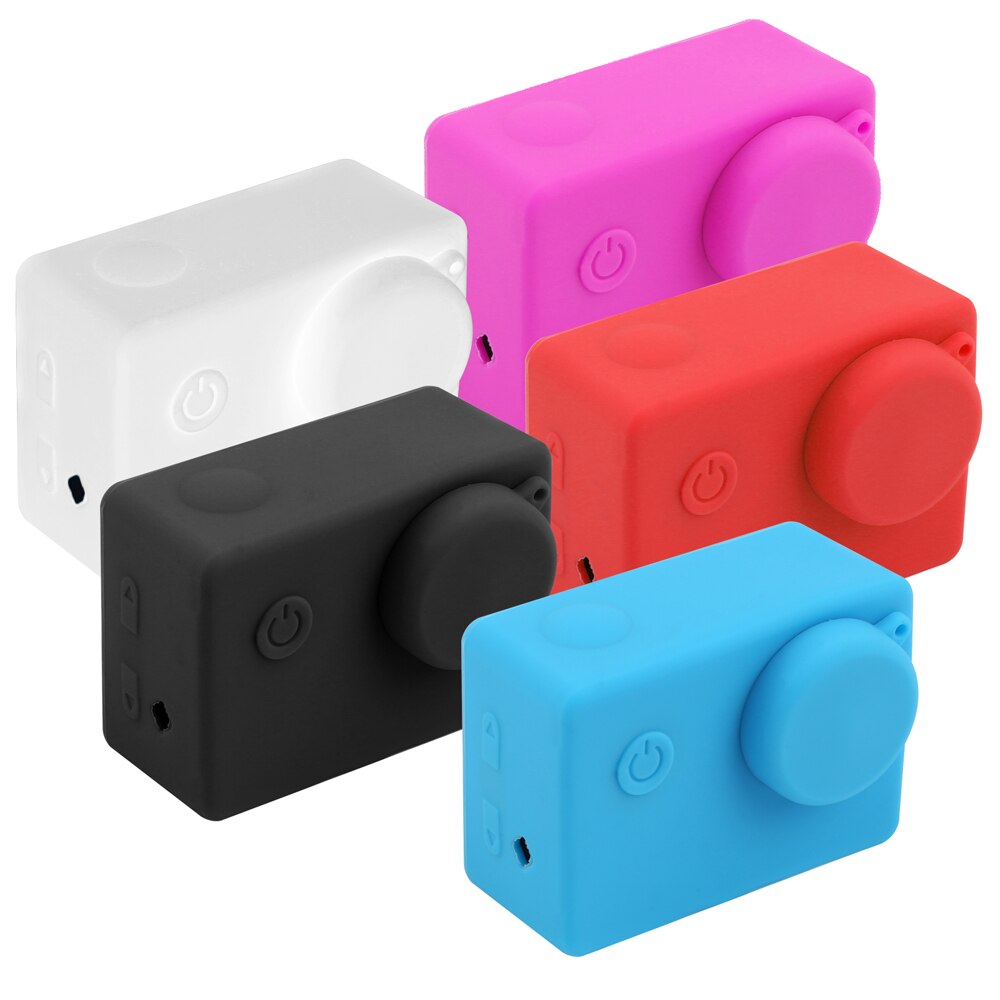 Sparare per Sjcam Accessori Molle Del silicone di Caso Della Protezione per Sjcam Sj4000 Sj5000 Sj6000 Sj7000 Sj9000 Accessori Macchina Fotografica di Azione