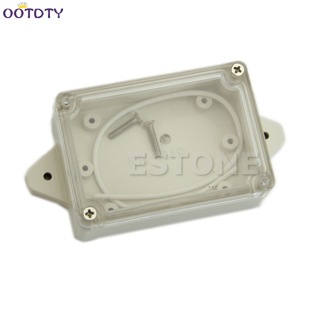 Plastic Waterproof Clear Cover Electronic Project Box Enclosure Case 85*58*33MM