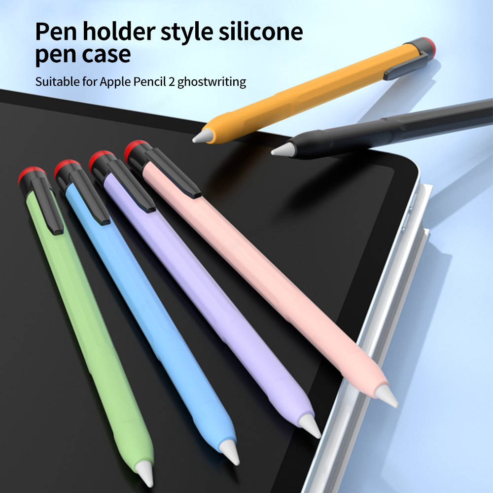 Funda para Apple Pencil Pro 2024, funda para Apple Pencil 2 de segunda generación, funda para lápiz óptico, funda de silicona para iPad