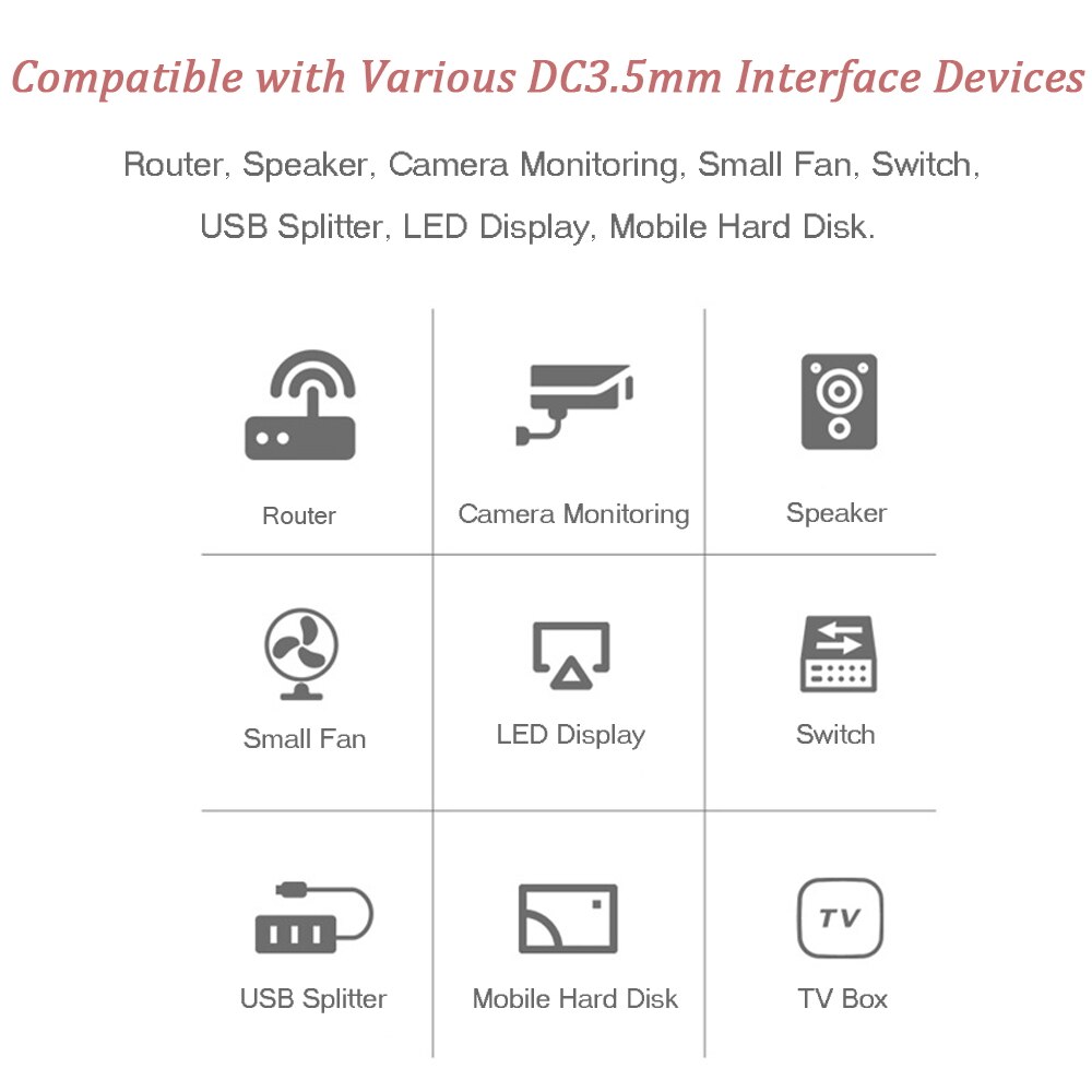 USB to DC 3.5 mm Power Cable Elbow Charge Cable 1m DC power plug for DC3.5mm Interface Devices USB Data lines