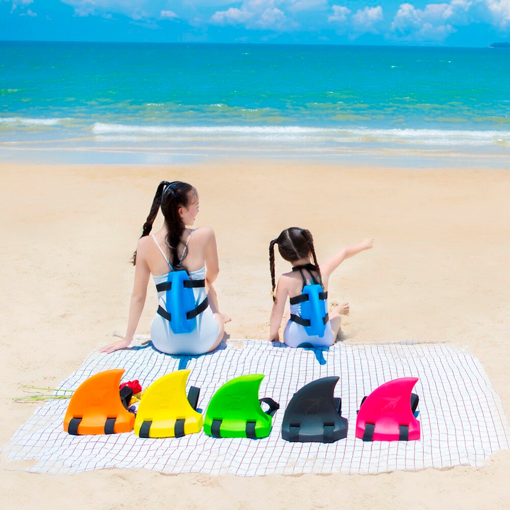 Shark Shape Kid Swim Fin Kid's toy swim artifact shark fins inflatable children swimming pool Life buoy floats swimming rings