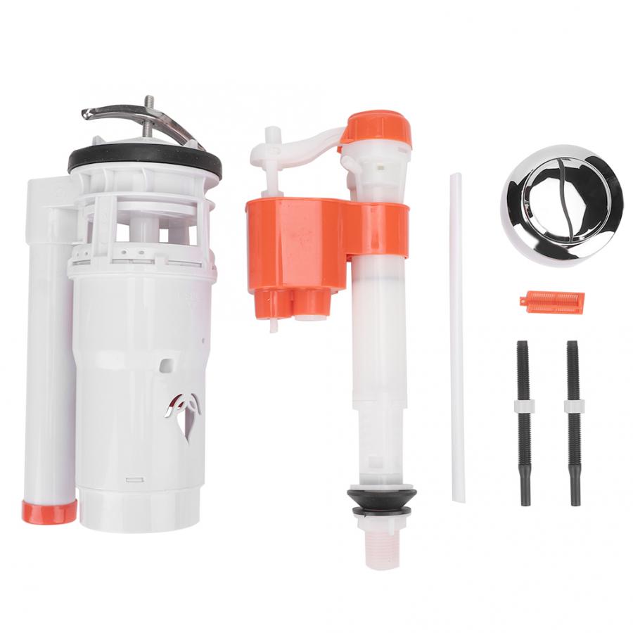 Toilet Fill Valve Flush Valve Button Replacement Kit Bathroom Accessories for One Piece Toilet