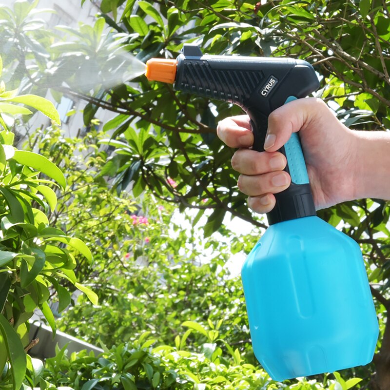 Elektrische Sproeier 1L 33Oz Tuin Plant Mister Spray Fles Automatische Gieter Met Verstelbare Koperen Uitloop Huishoudelijke Schoonmaakmiddelen