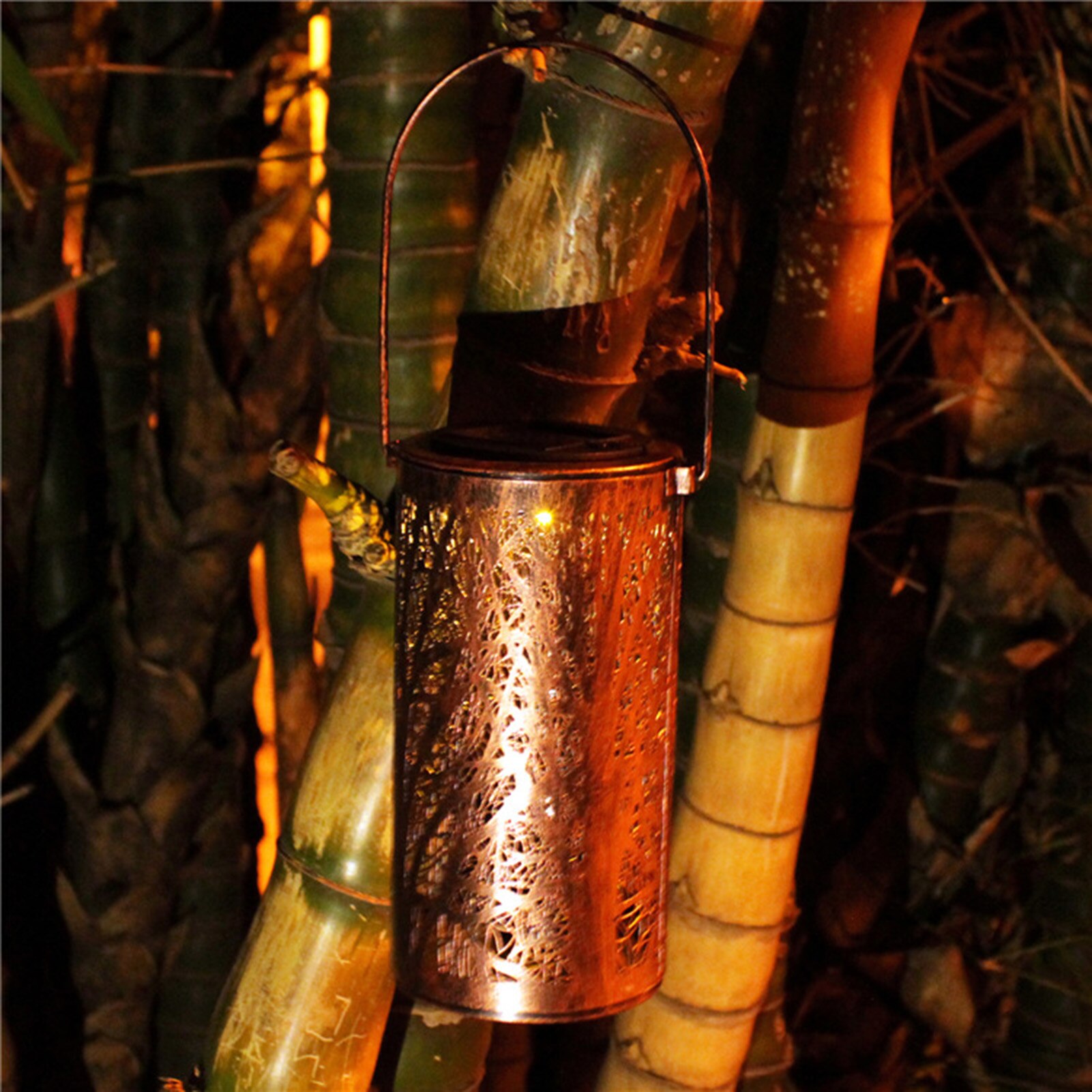 LED Night Light Solar Lantern Decorative Hanging Garden Decor Outdoor Decoration Garden Branches And Leaves Courtyard