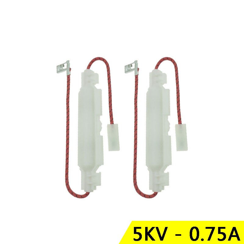 2 pièces 5KV 0.75A 750mA four à micro-ondes fusibles haute tension porte-fusible micro-ondes accessoires pièces pour PANASONIC LG Samsung