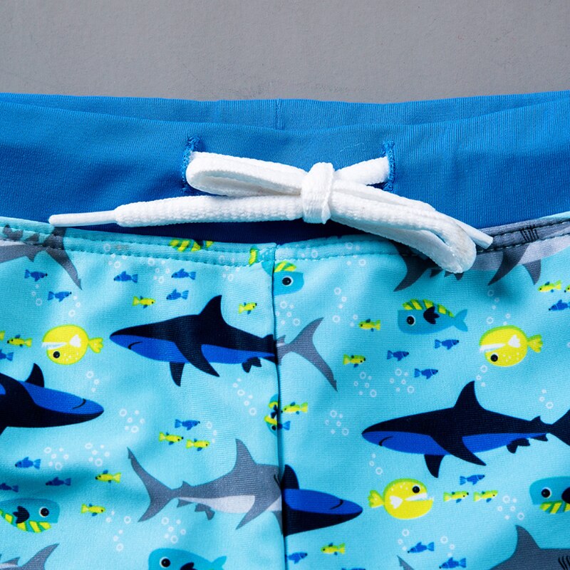 Baby Jongen Zwemmen Kofferbak Quick Dry Voor Zwemmen Surfen Strand Patry Zwemmen Pak Shark Catoon Voor Kinderen Sportwear