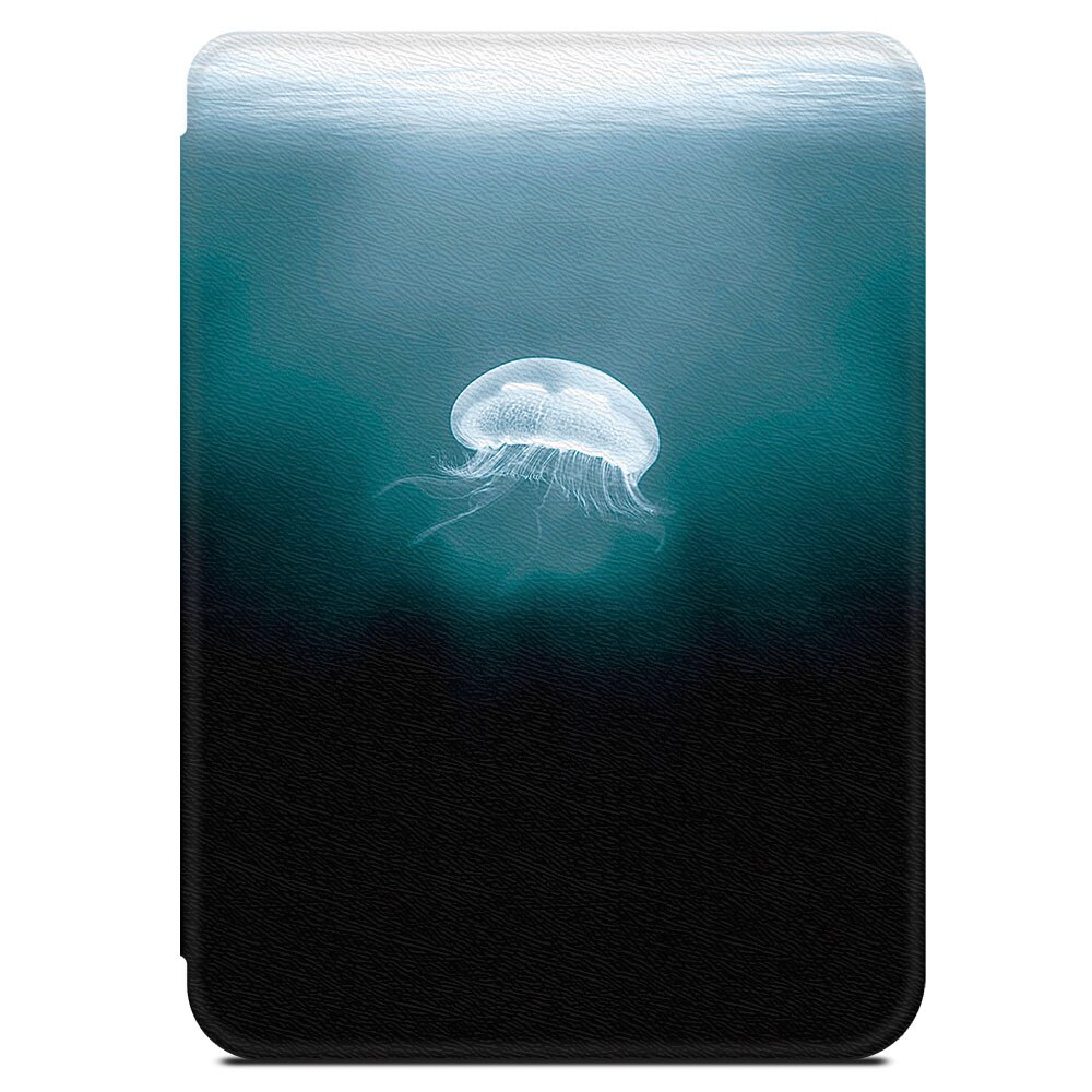 Bozhuorui Case Voor Alle Kobo Nia E-Reader Release-Lichtgewicht Fit Slim Smart Beschermhoes met Auto Sleep/Wake: Jellyfish