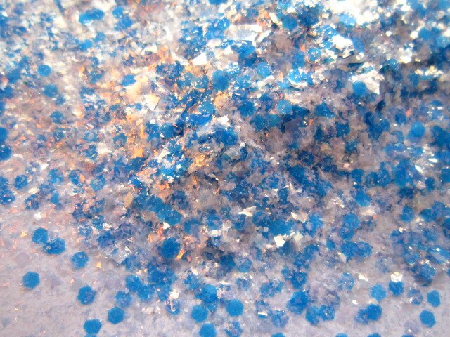 Transparant blauw iridescence Witte Vlok glitter Mix voor Nagellak Maken Nail Leverancier G525
