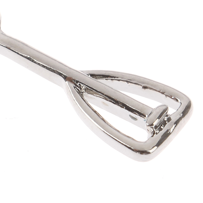 1PCS Mini 1:12 Sliver Dollhouse Ice Cream Spoon Miniature Pretend Play Kitchen Toy 2cm