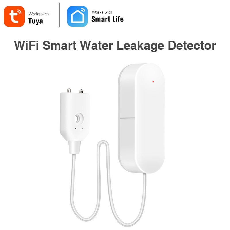 Smart Home Automation Smart Water Sensor Alarm Wi-fi Detector Tuya Smart Leven Water Lekkage Alarm System Security
