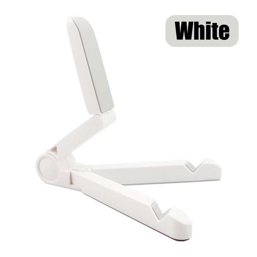 Soporte plegable para tableta y teléfono, accesorio para Ipad Pro 12,9 11 Air 4, Xiaomi, Samsung, Huawei: White