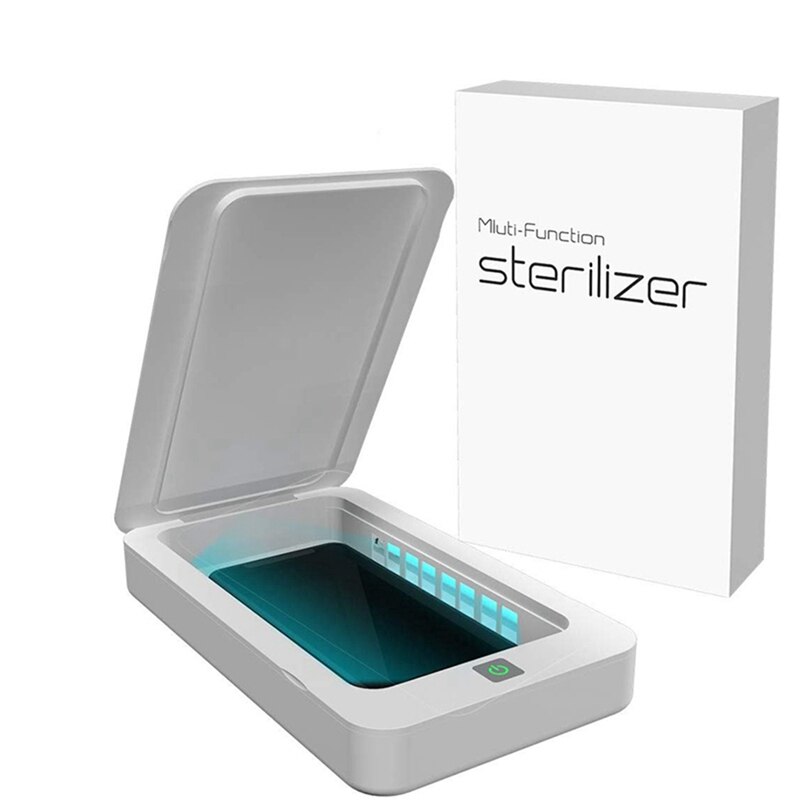 UV Smart Telefon Reiniger, Tragbare Telefon Reiniger, Aroma Reiniger, iPhone Reiniger Box mit USB Lade Funktion (Für IOS Android Ph: Default Title