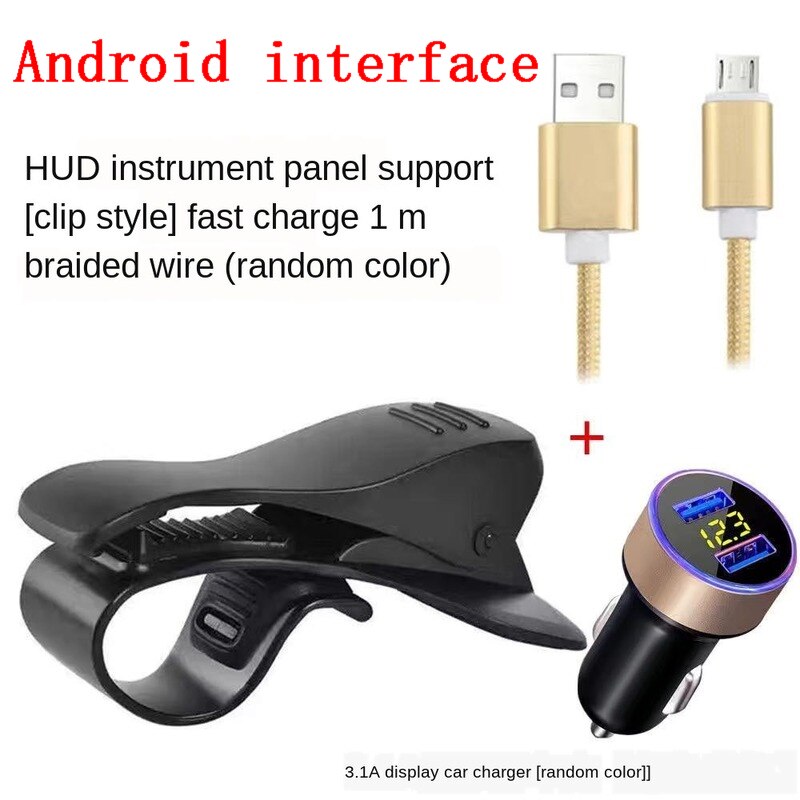 Multifunction Universal Car Dashboard Mount Holder Hud Clip Vehicle Monuted GPS Mobile Phone Support Car Accessories: A