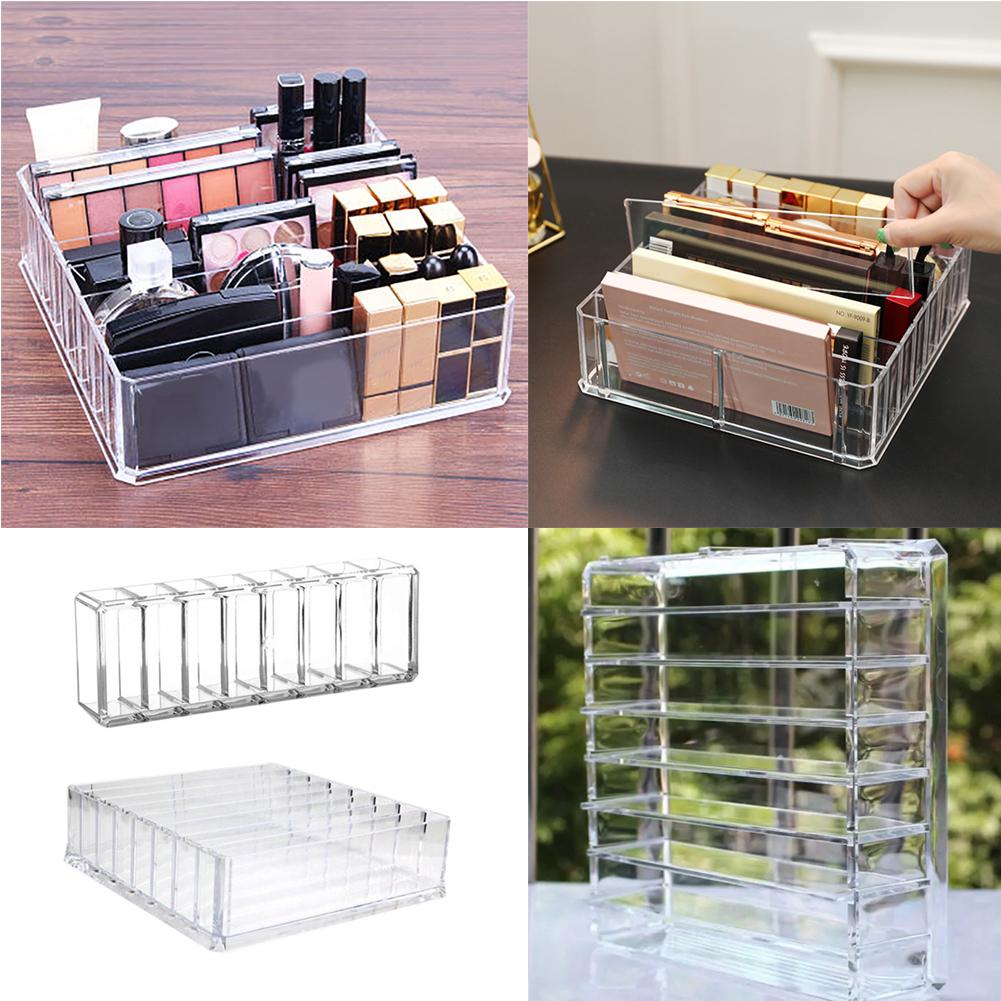 Acryl Draagbare Transparante Make-Up Organizer Opbergbox Make Up Organizer Cosmetische Organizer Make Opberglades Organizer