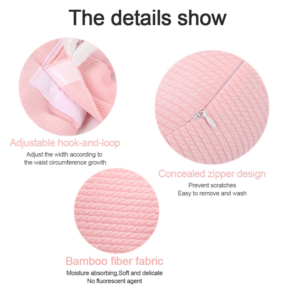 Pregnancy Pillow Side Sleeping Cotton Pillow Pregnancy Washable Stomach Lift Pillow Side Sleeper Maternity Belly Support Pillow