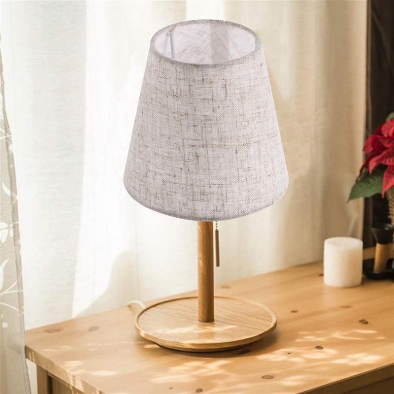 Cubierta de lámpara de tela, accesorio de lámpara de pared, cubierta antipolvo, pantalla de tela, accesorios de iluminación, 1 ud.