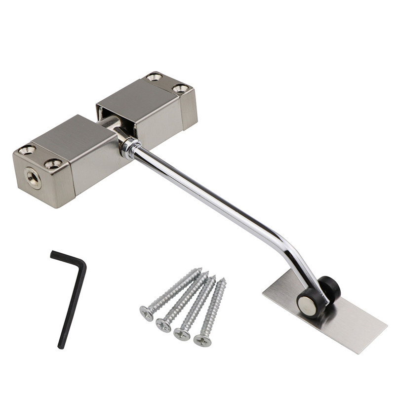 20-40kg Automatic Mounted Spring Door Closer Stainless Steel Adjustable Surface Door Closer